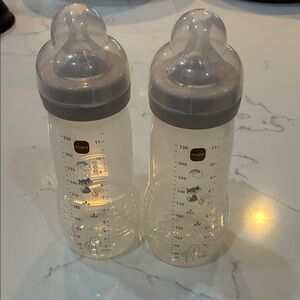 MAM Baby Bottles - Gray